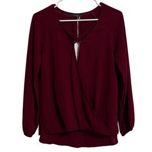 Elegant Burgundy Blouse